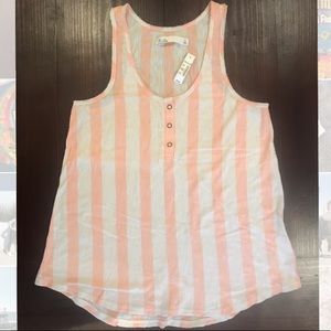 Madewell striped tank top NWT